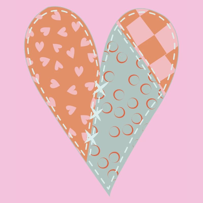 Patchwork Herz Nr. 8