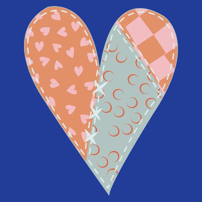 Patchwork Herz Nr. 8