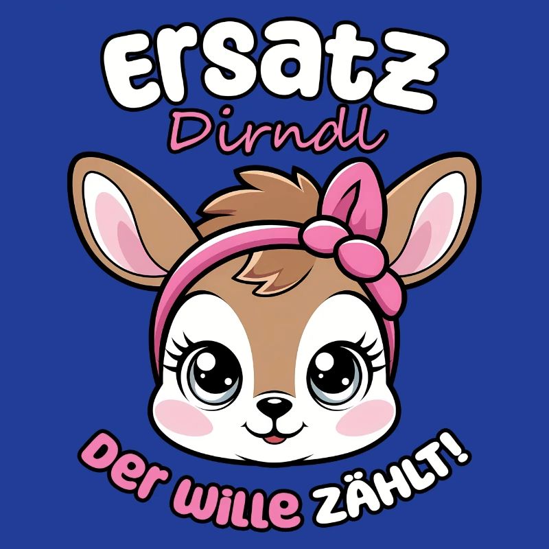 Kawaii Hirsch dit dirndl de remplacement, la volonté compte !