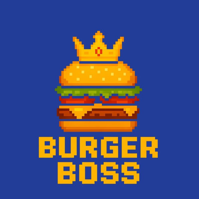 Burger Chef Pixel Burger
