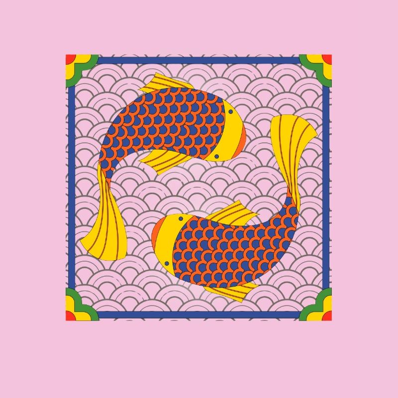 Korean Koi Fish Pattern