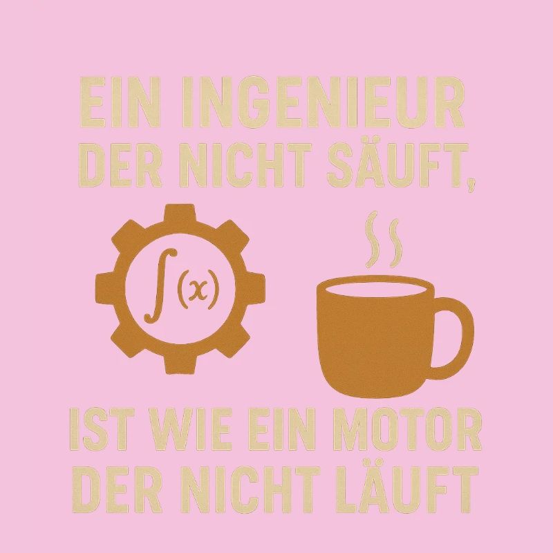 Ingenieur Humor Kaffee Motor