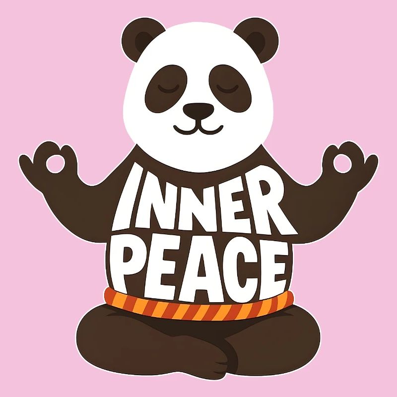 Meditating Panda - Inner Peace