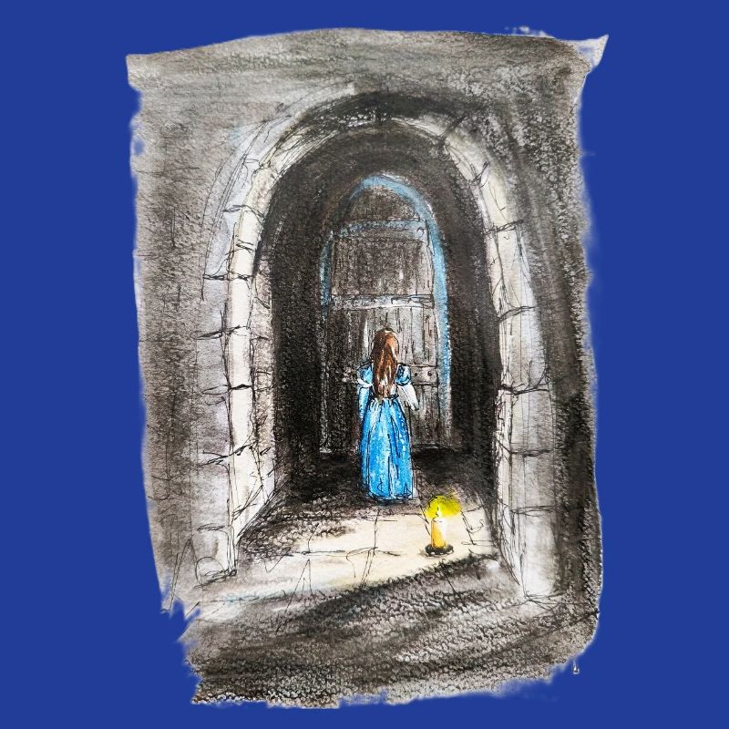 Torbogen-Maiden-Laternenlicht