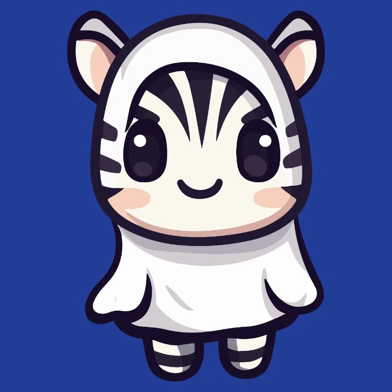 Zebra Halloween Geist