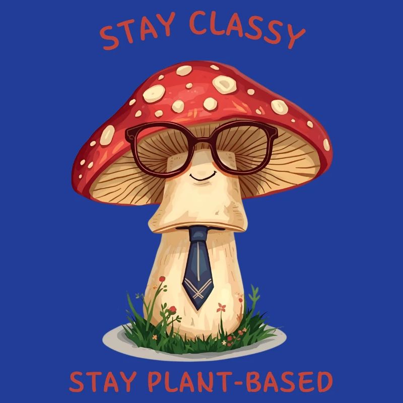 Stay Classy - Design de champignon nostalgique