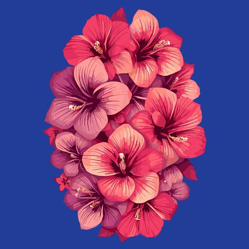 Hibiskus Farbexplosion