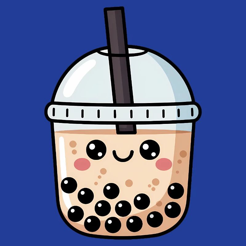 Süßer Bubble Tea Kawaii