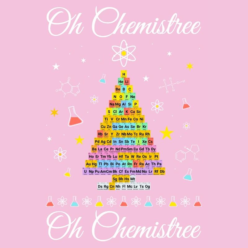 Chemistree current periodic table Christmas tree