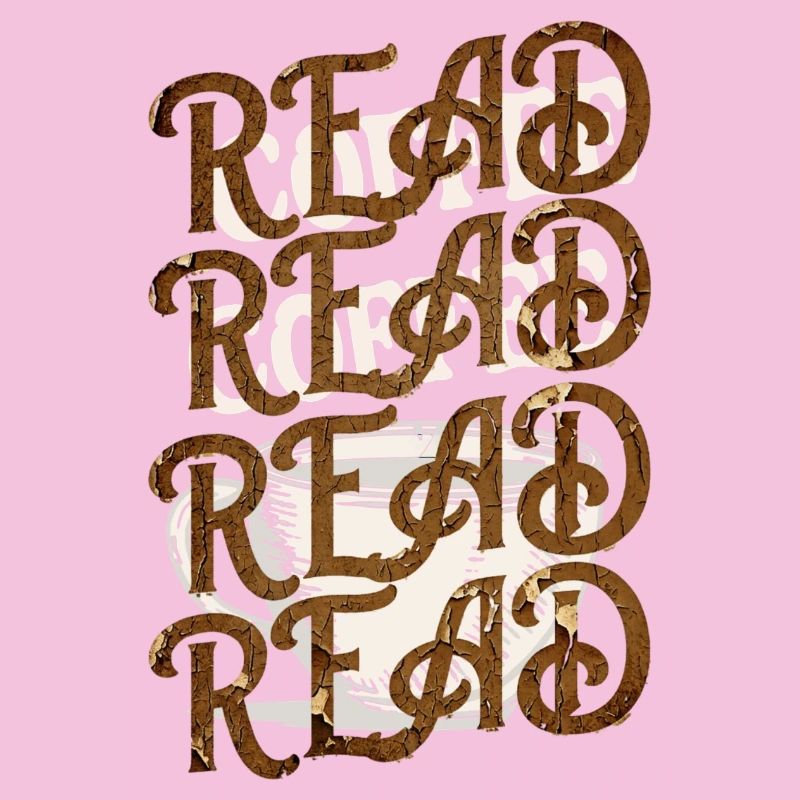 Read Design - Vintage Look with Coffee Background