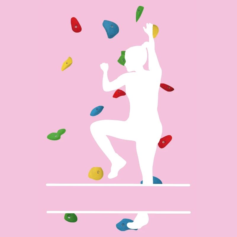 Climbing Wall Woman White – Custom Boulder
