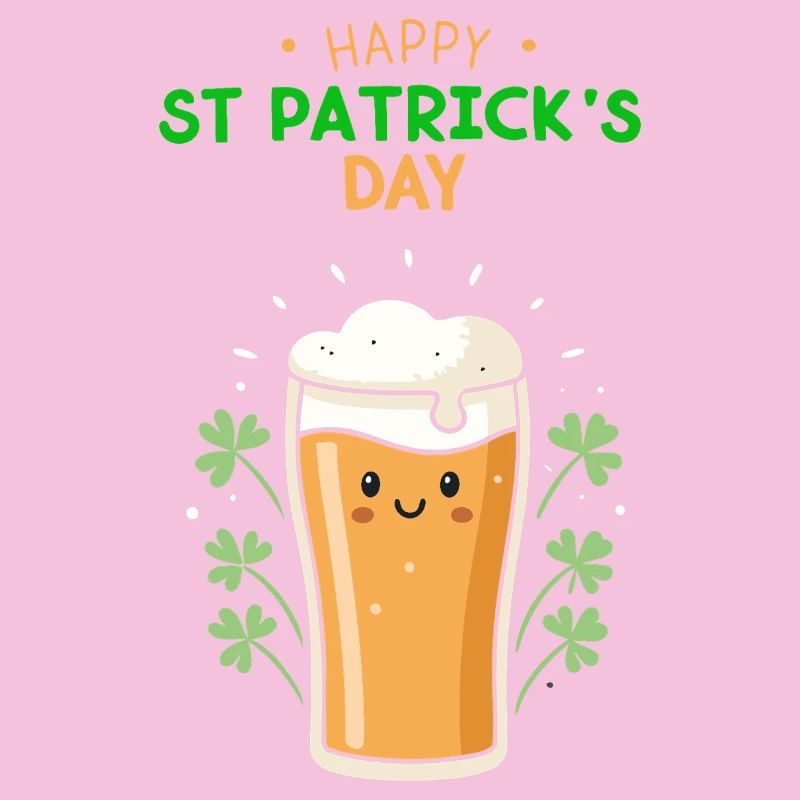 Frohes St. Patrick's Day Bier