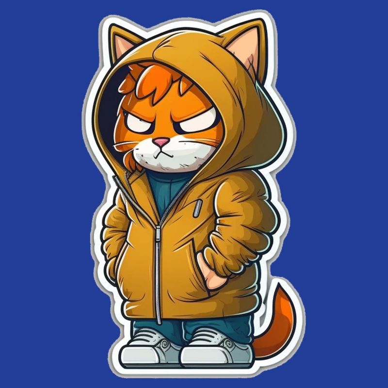 chat de bande dessinée