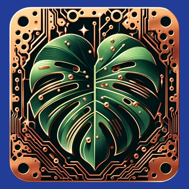 Conception de circuits imprimés Cybernetic Monstera