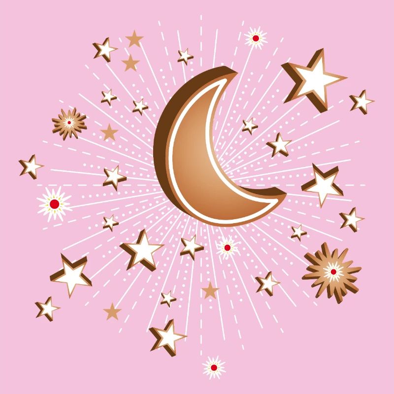 Nuit étoilée de biscuits – Un ciel nocturne doux