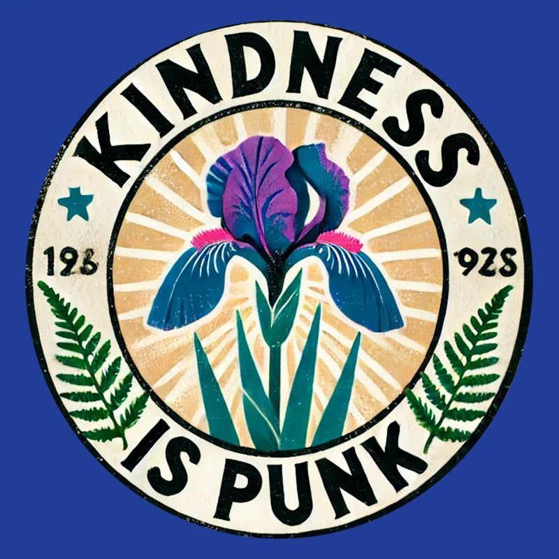 Freundlichkeit ist Punk-Iris-Patch