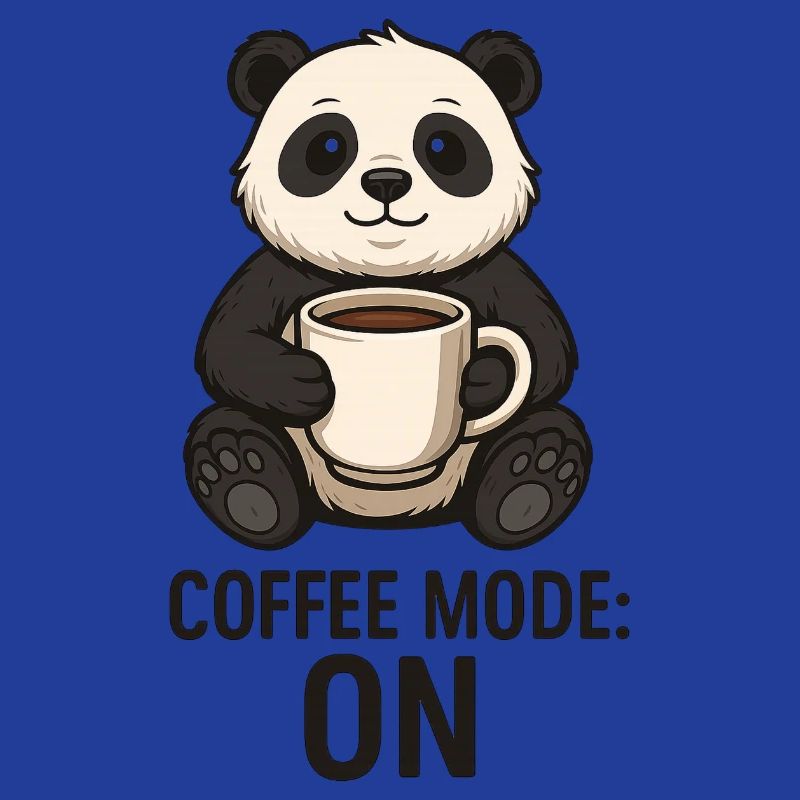 Mode Panda Café sur la conception d’animaux