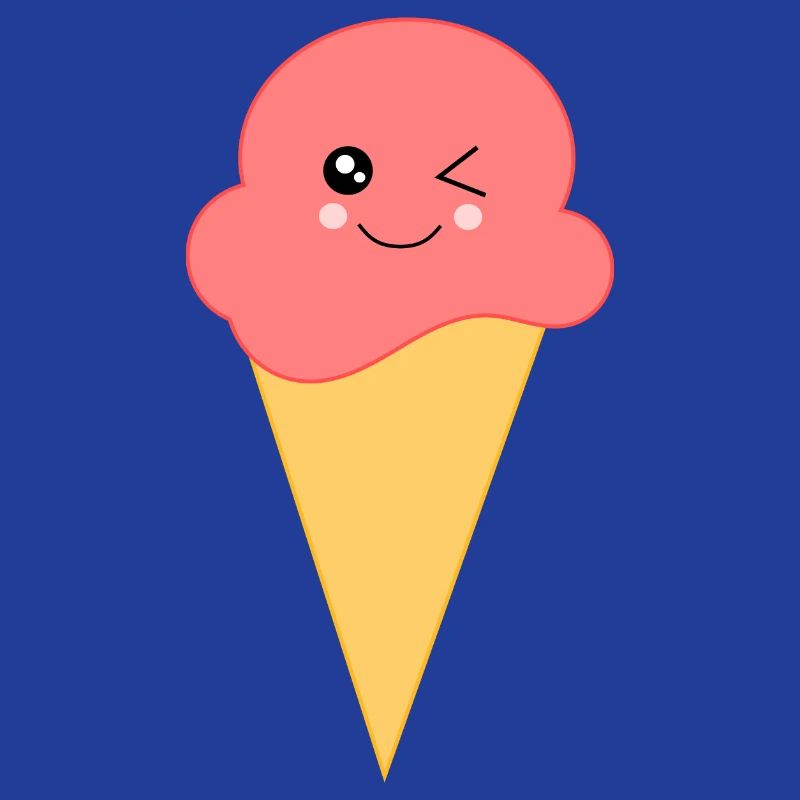 Eis Eiscreme Erdbeereis