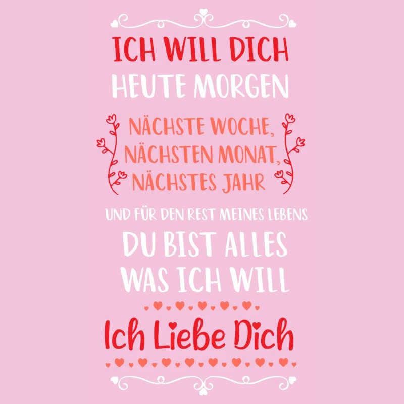 Ich will dich heute morgen nächste Woche
