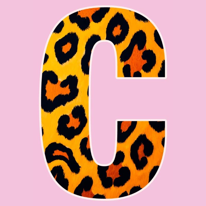 Leopard_Buchstabenmuster_-_C