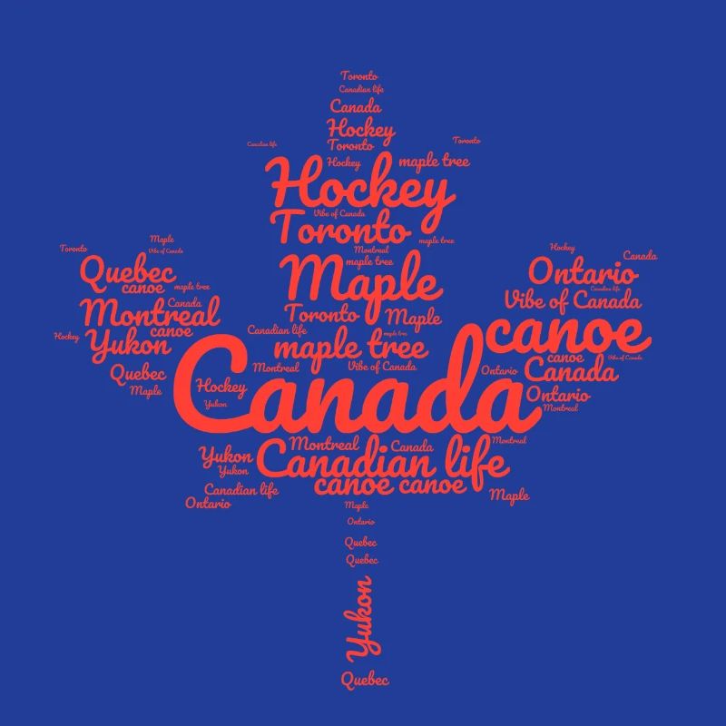 Le Canada dans un nuage de mots