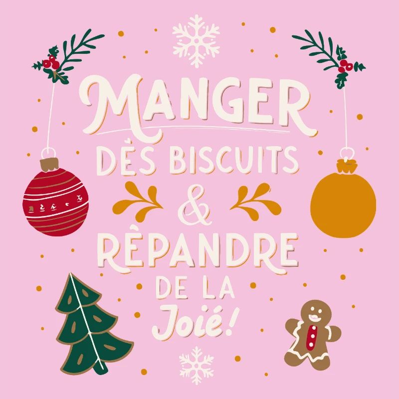 Manger des Biscuits & Répandre Joie Noël