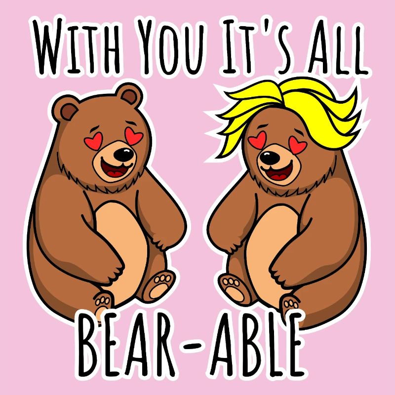 Les ours s’aiment ! Tout est supportable !
