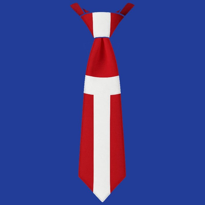 Cravate Danemark – Conception du drapeau