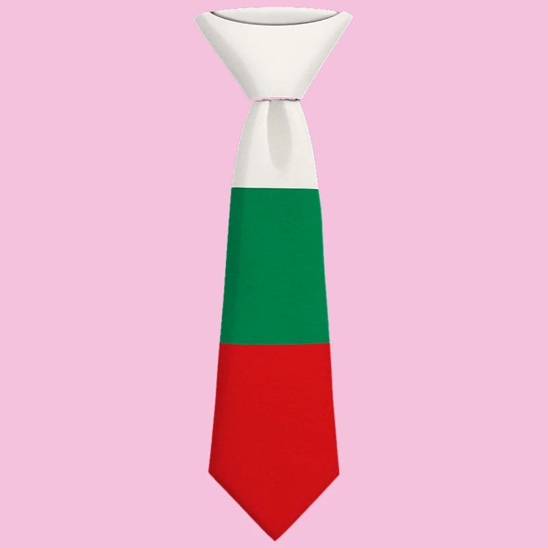 Cravate Bulgarie – Conception du drapeau