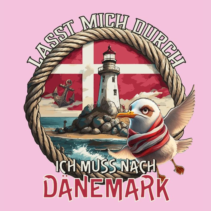 Dänemark - lasst mich durch - Möwe - Leuchtturm