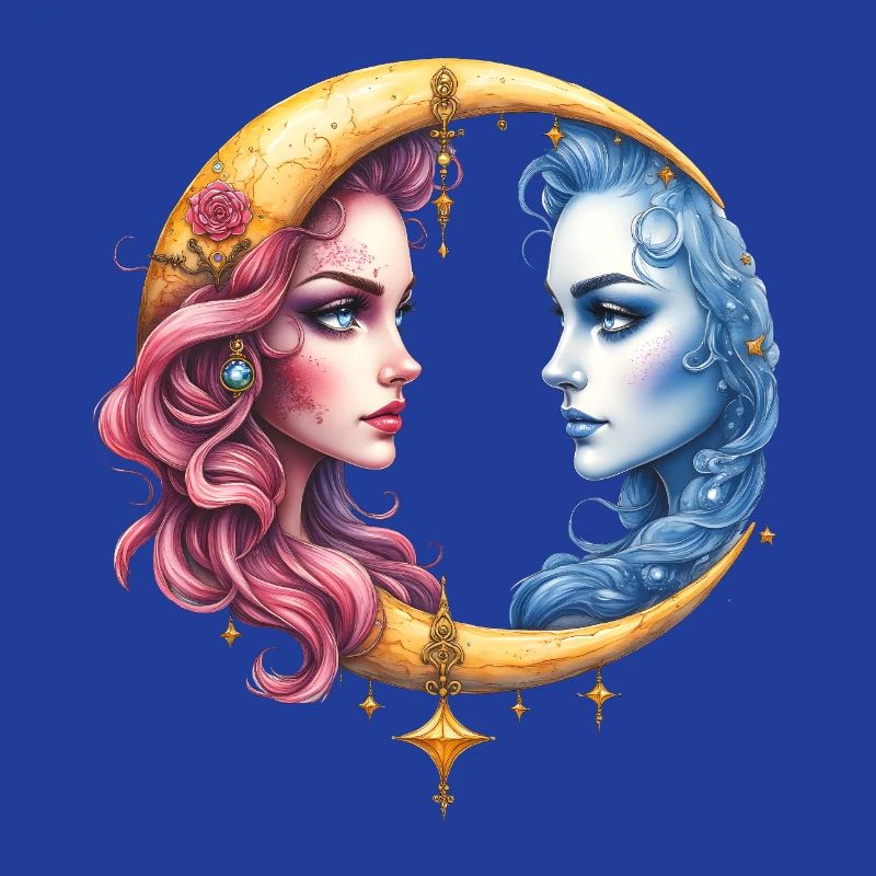 Lune jumelle : Visages dans Eclipse