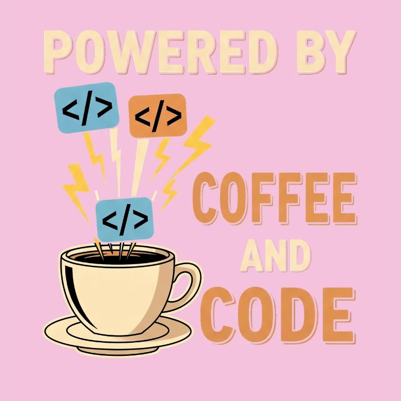 Programmierer Kaffee Motiv Design
