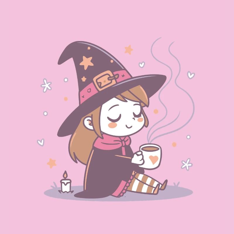Sorcière Pastel Douce