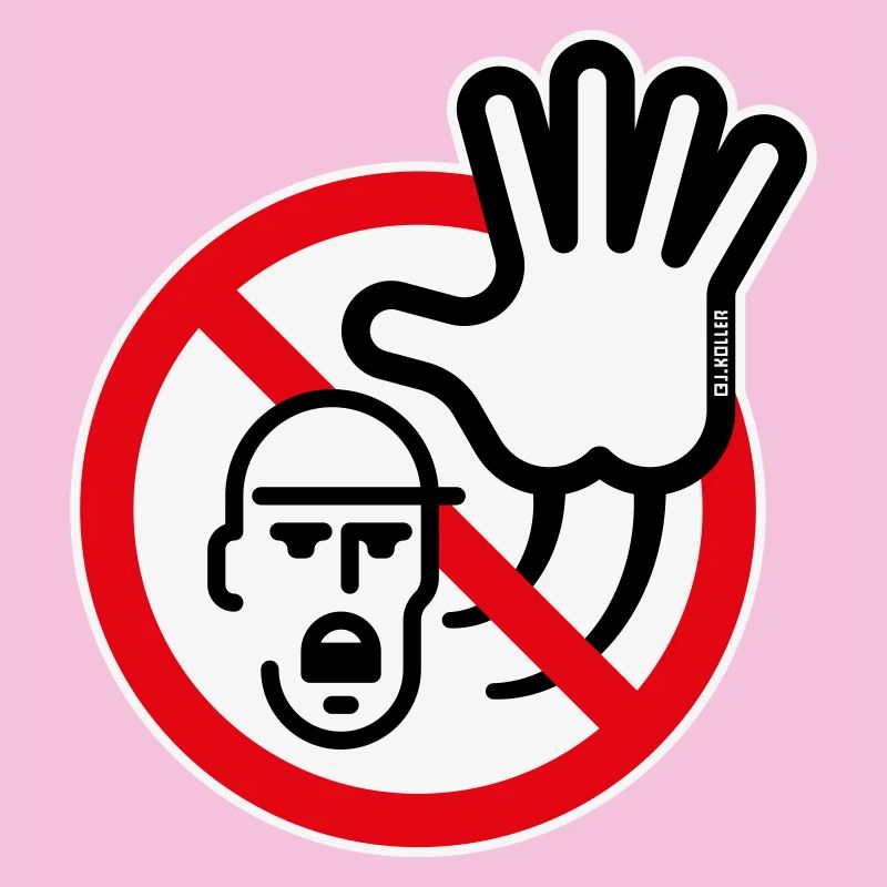 Panneau d’avertissement / Avertissement / Interdiction (Symbole / 3C)