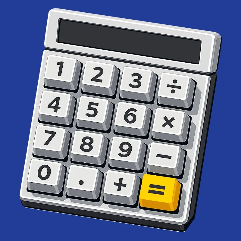 Calculatrice de costumes de carnaval Professeur de maths