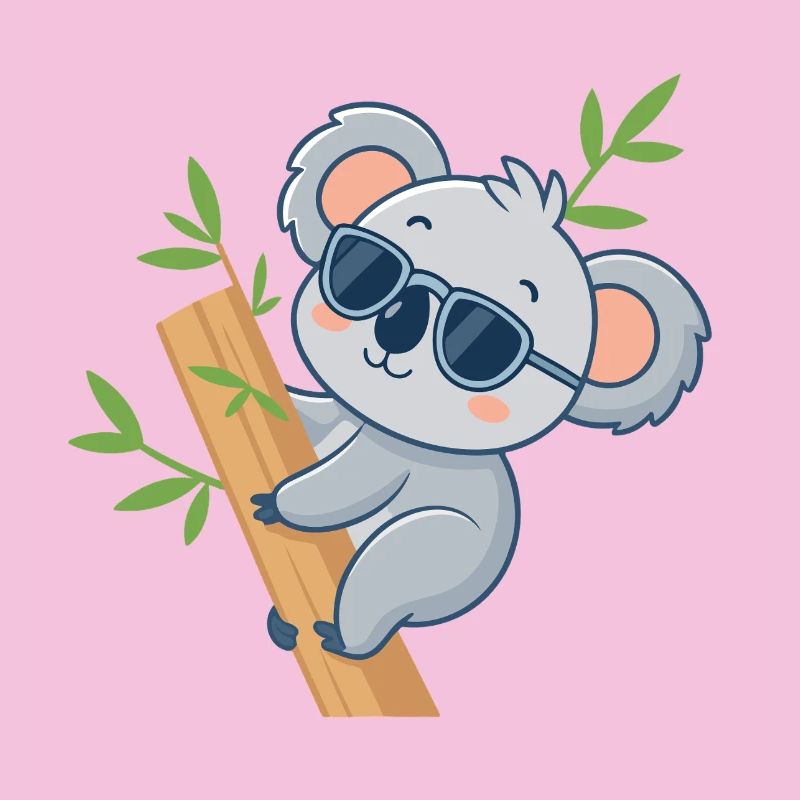 Koala sur Bambou Décontracté