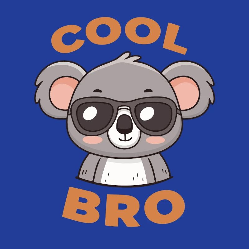 Koala Cool Bro with Goggles