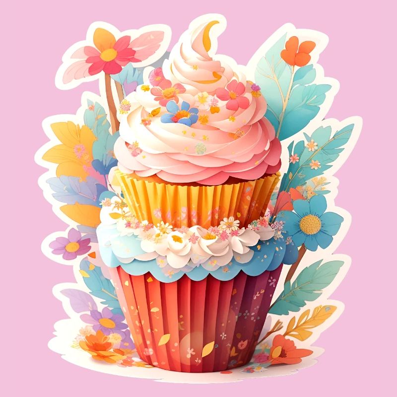 Flower Cupcake