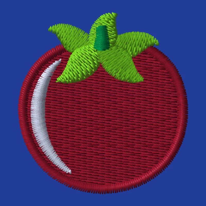 Tomate brodée