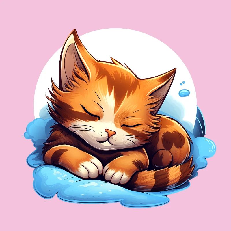 Cat Cuddle Dream on Cloud - Cat
