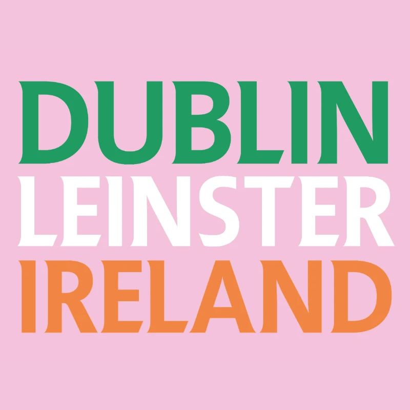 Dublin – Irlande Textdesign