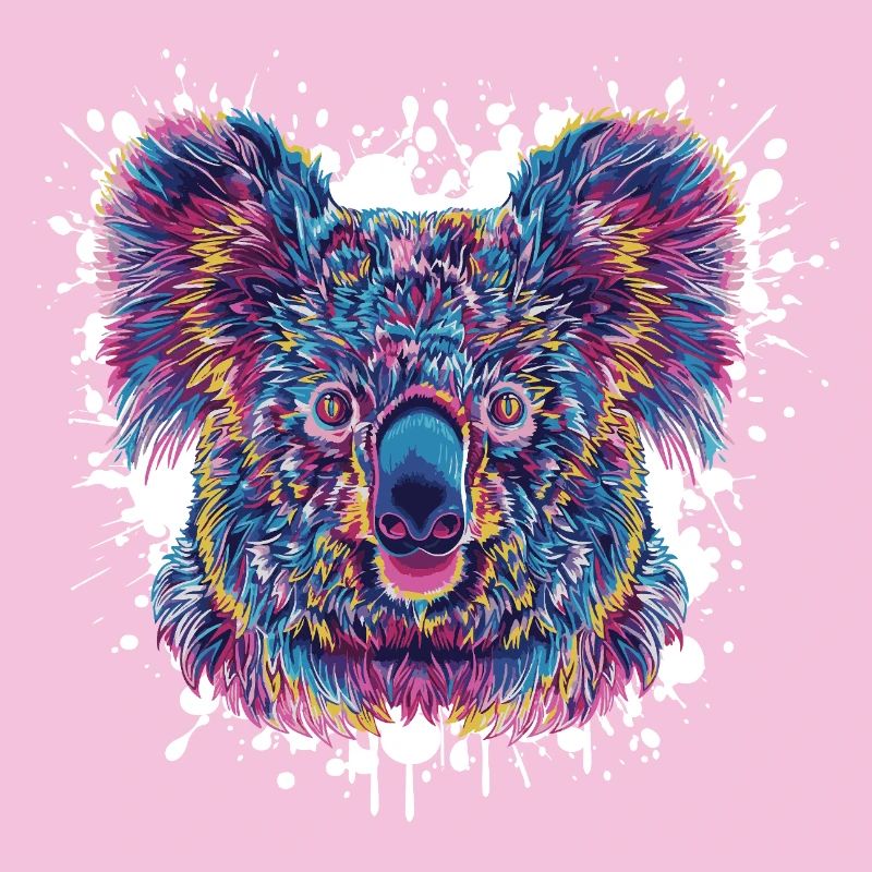 Koala Farbklecks
