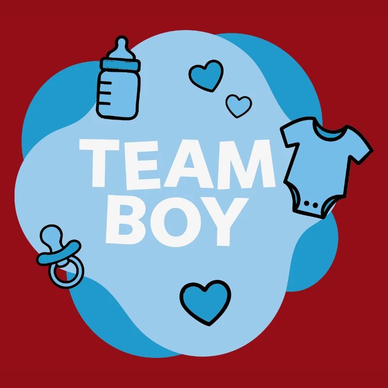 Conception de la douche de bébé de l’équipe Boy