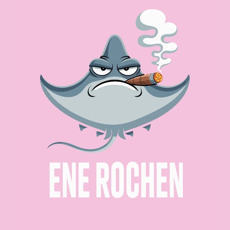 Ene Rochen Raucher Spruch Zigarette Kippe Rauchen