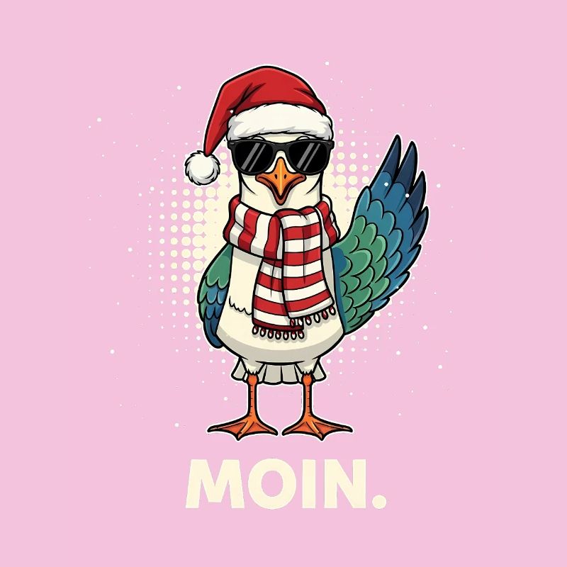 Möwe Weihnachtsmann