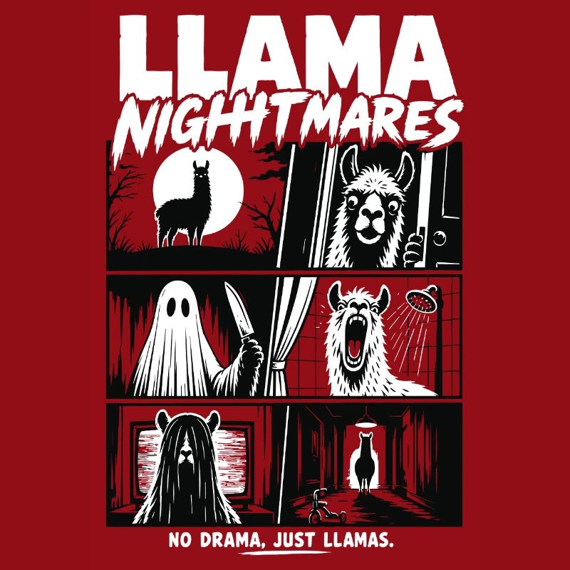Llama Nightmares Horror Comic