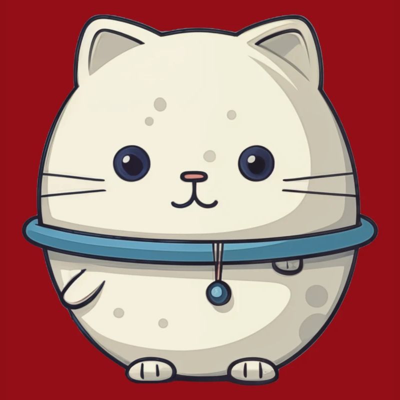 Illustration de chat de l’espace