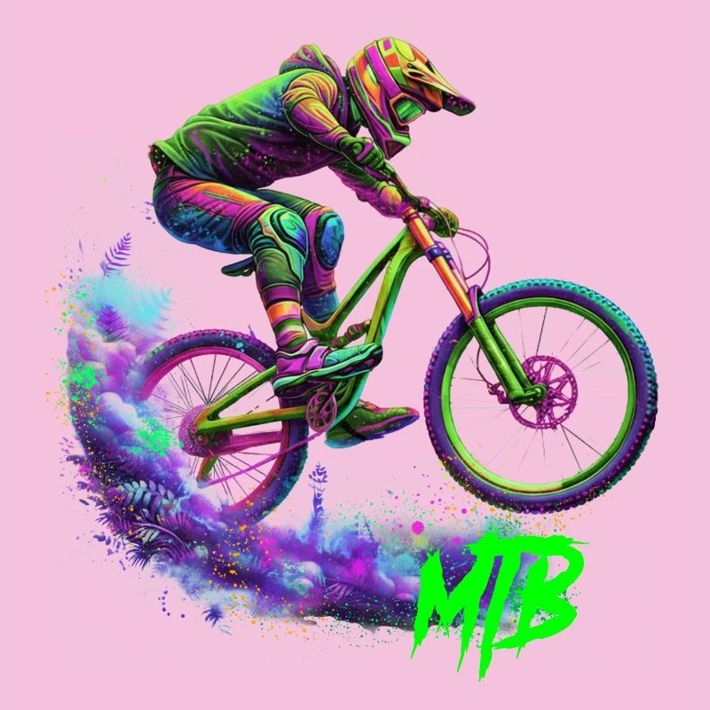 Neon-MTB-Biker