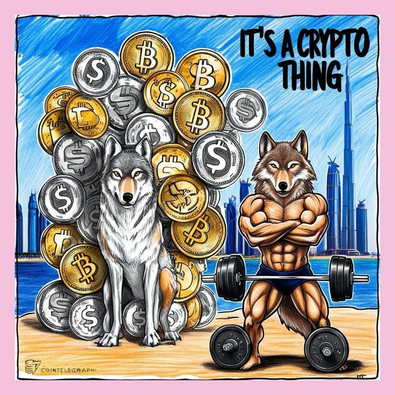 Krypto Krafttier Hund und Wolf