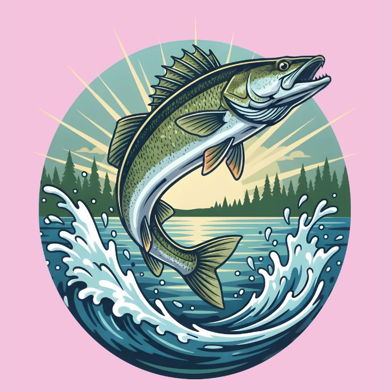 Springender Zander